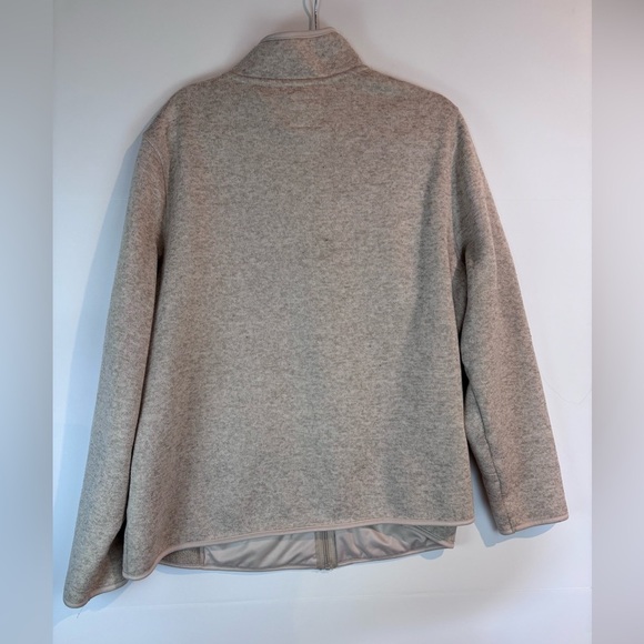 Faded Glory Sherpa Lined Full Zip Jacket Women’s Plus 3X (22W/24W) Oatmeal Beige - Picture 13 of 15
